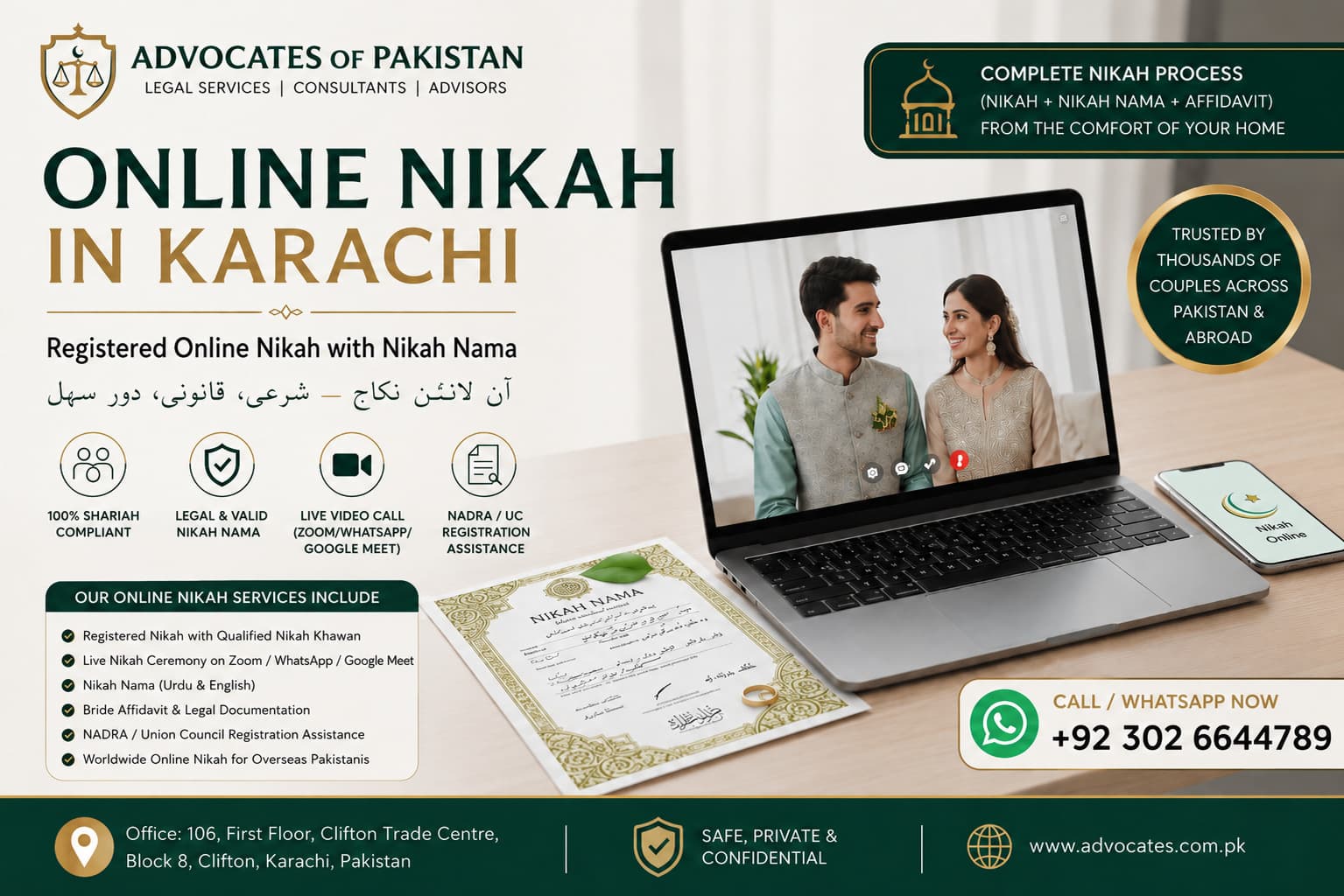 Online Nikah and Online Marriage Services in Karachi