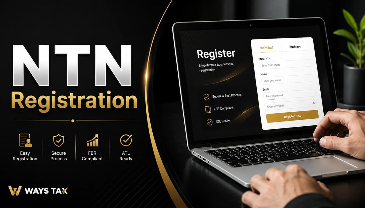 Online NTN registration through FBR Iris in Pakistan for individuals and businesses