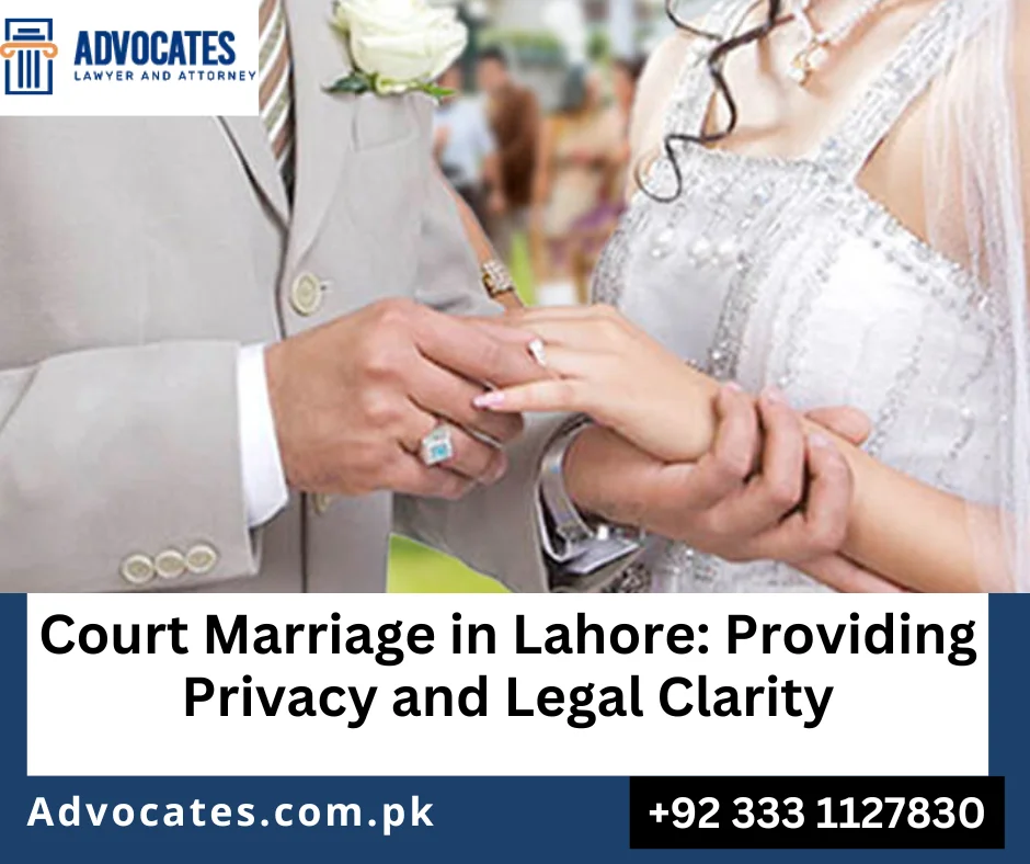 Legal documents required for court marriage in Lahore